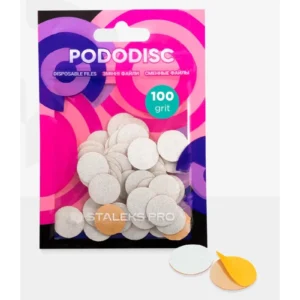 imagine cu o cutie care conține 50 de rezerve pentru disc pedichiură